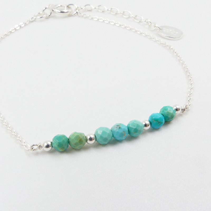 Bracelet Argent pierres fines naturelles