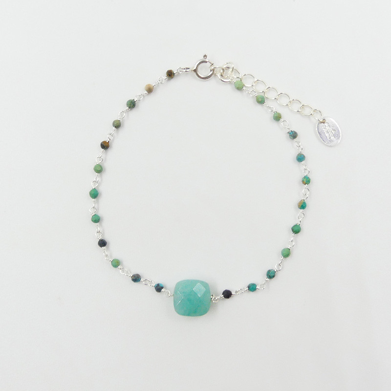 Bracelet Argent pierres fines