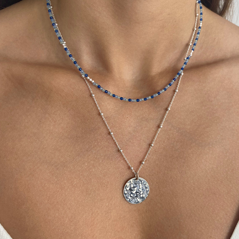 Collier Argent et pierres fines au choix