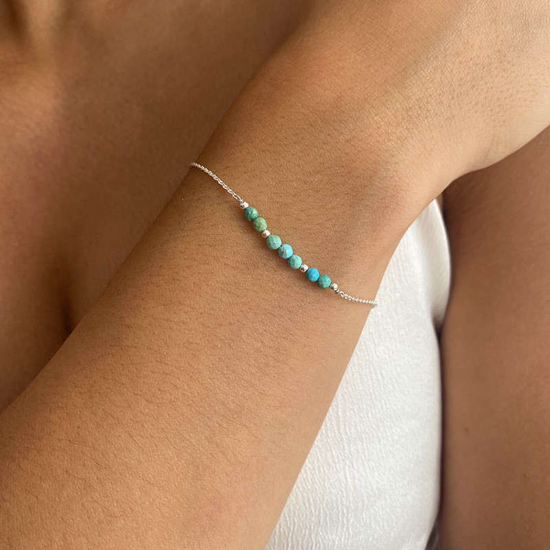 Bracelet Argent pierres fines naturelles