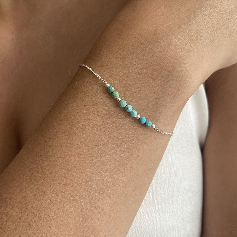 Bracelet Argent pierres fines naturelles