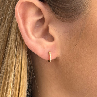 Créoles en or 18 carats Diamant