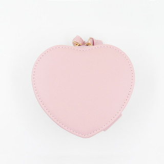 Boîte à bijoux coeur en simili cuir