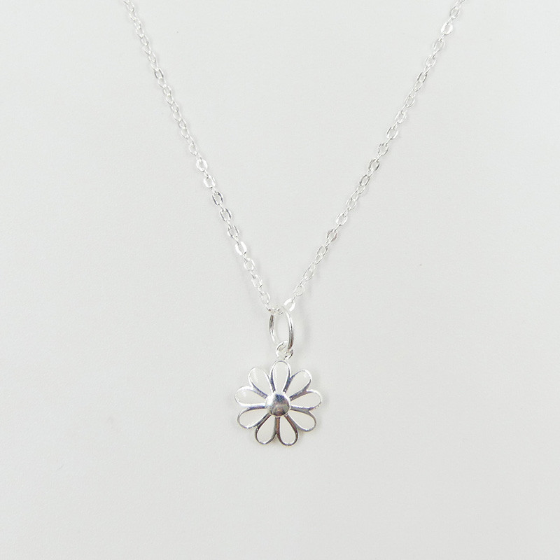 Collier Argent Fleur