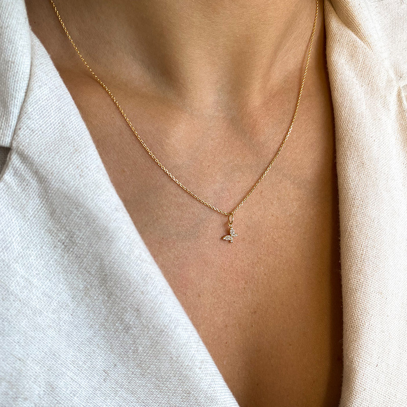 Charm's Doré papillon strass