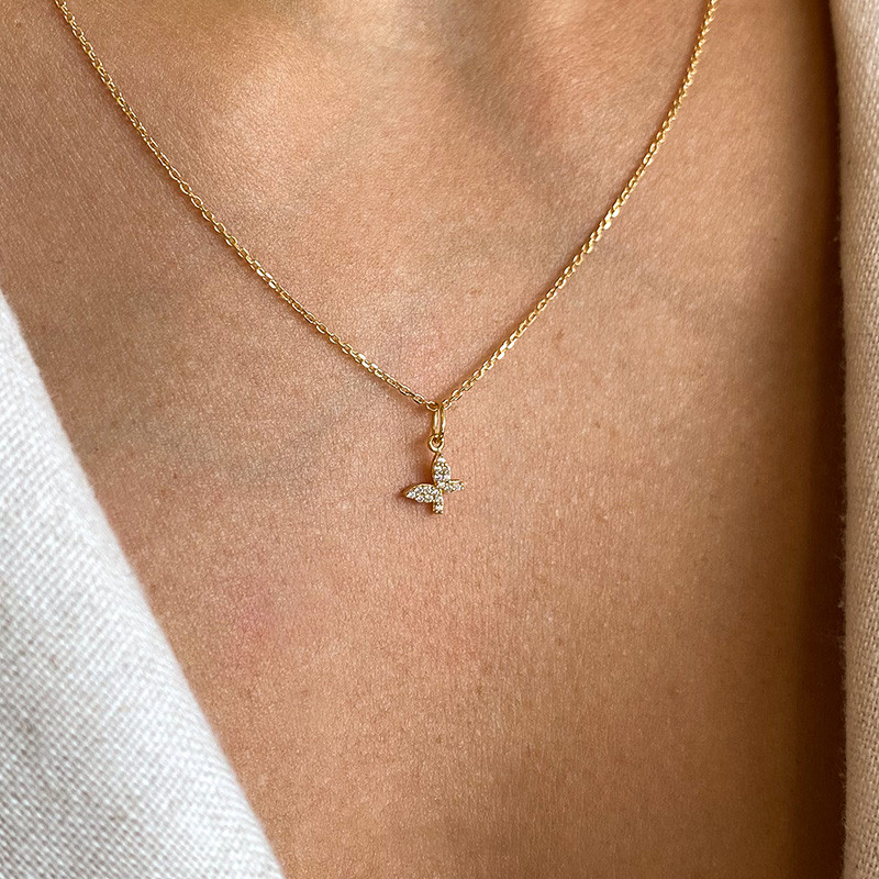 Charm's Doré papillon strass