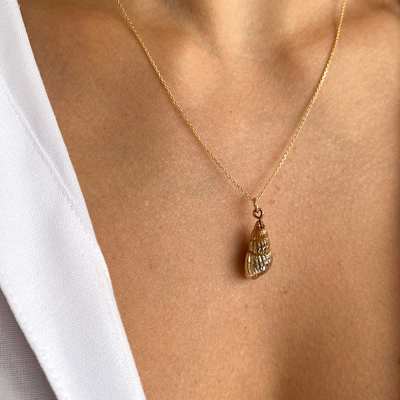 Charm's Doré coquillage brillant