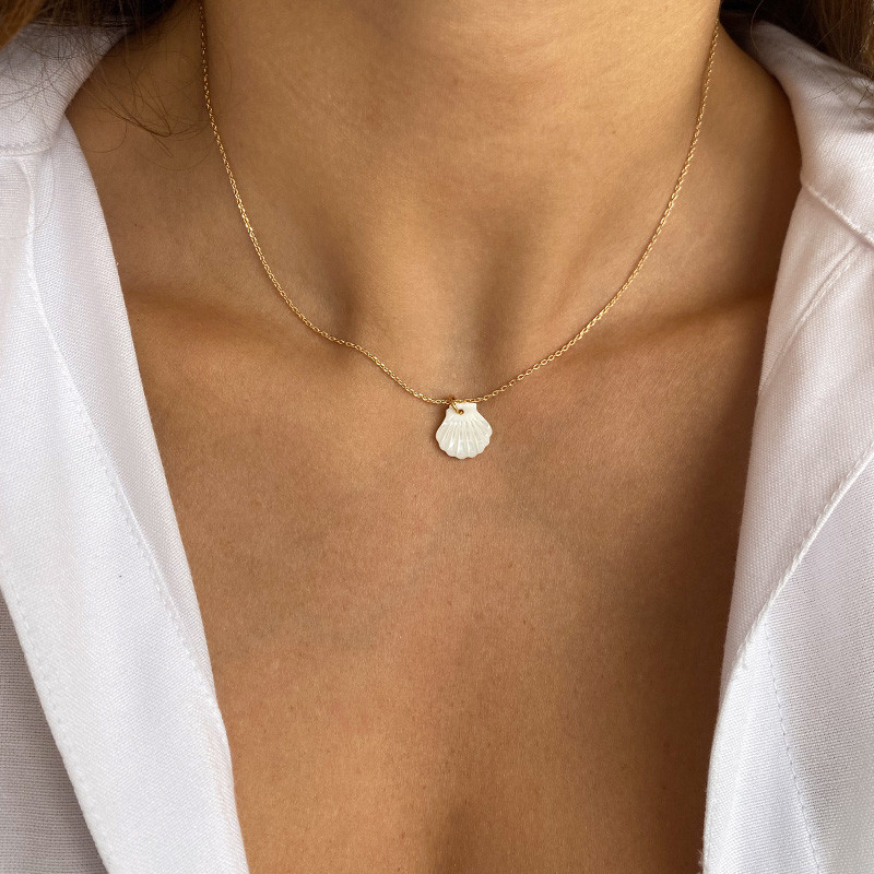 Charm's Doré coquillage en Nacre