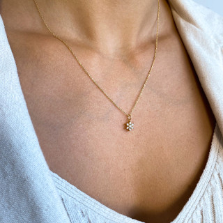 Charm's Doré fleur strass