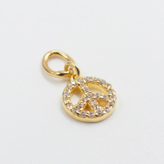 Charm's Doré peace and love strass
