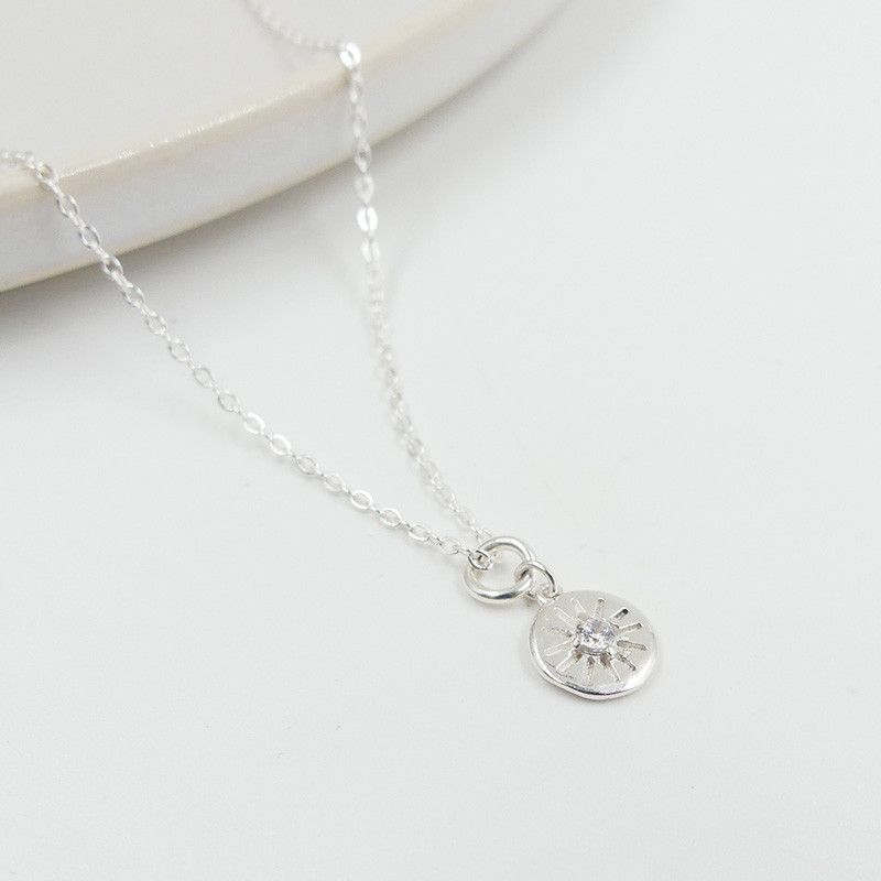 Charm's argent soleil strass