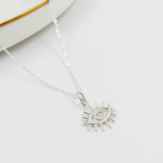 Collier Argent Oeil