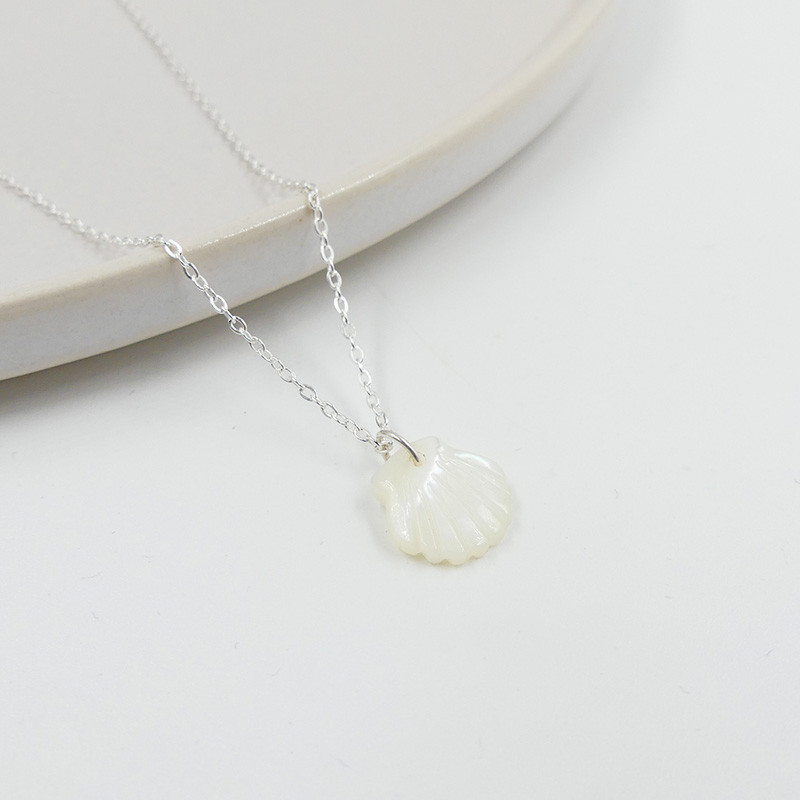 Charm's Argent coquillage en Nacre