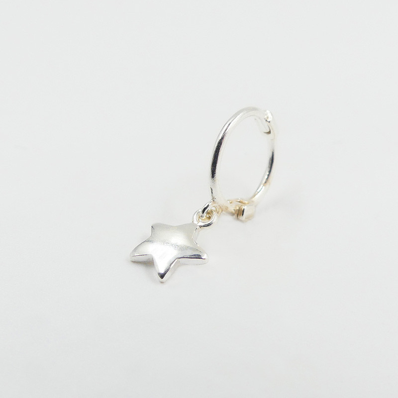 Boucle à l'unité Argent Etoile