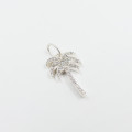 Charm's argent palmier strass