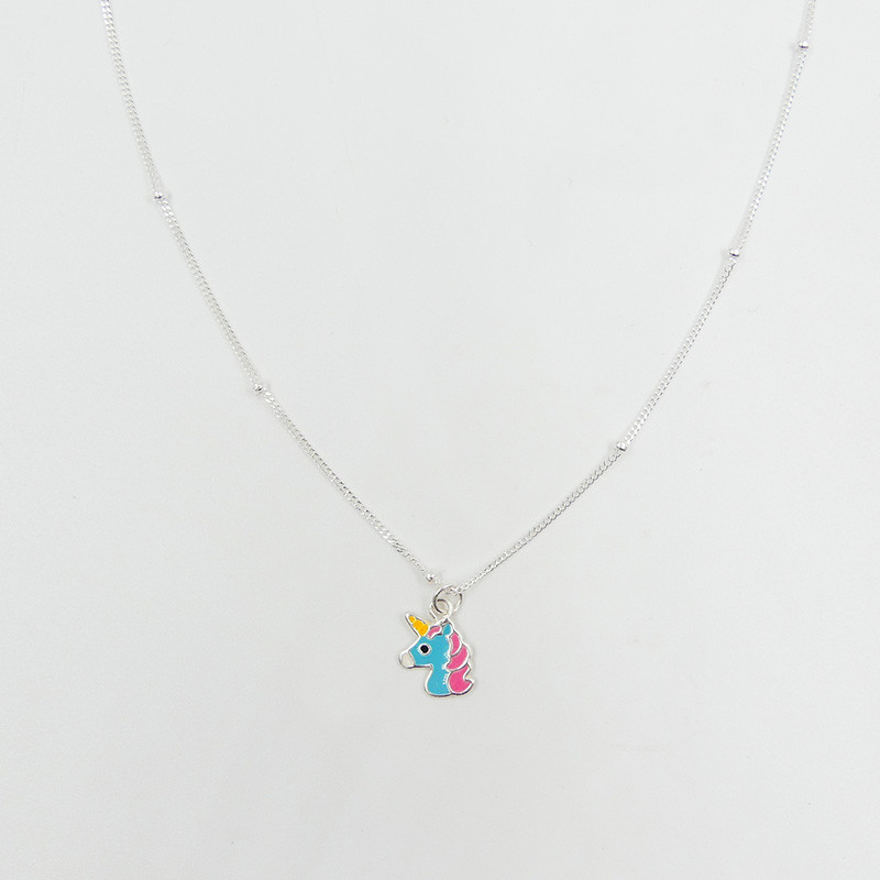 Collier Enfant Argent Licorne