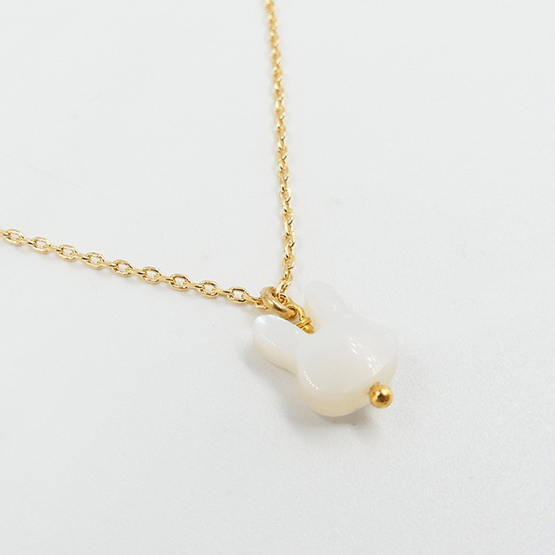 Collier Enfant Plaqué or Lapin