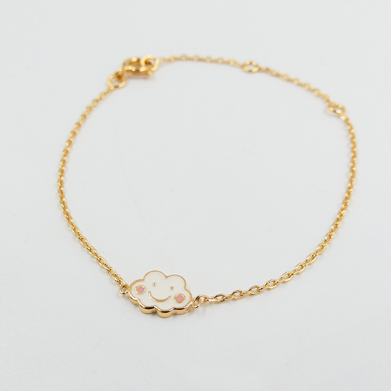 Bracelet Enfant Plaqué or nuage