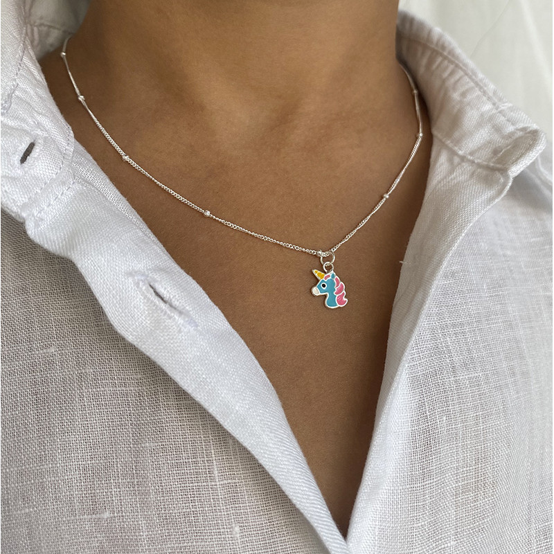 Collier Enfant Argent Licorne