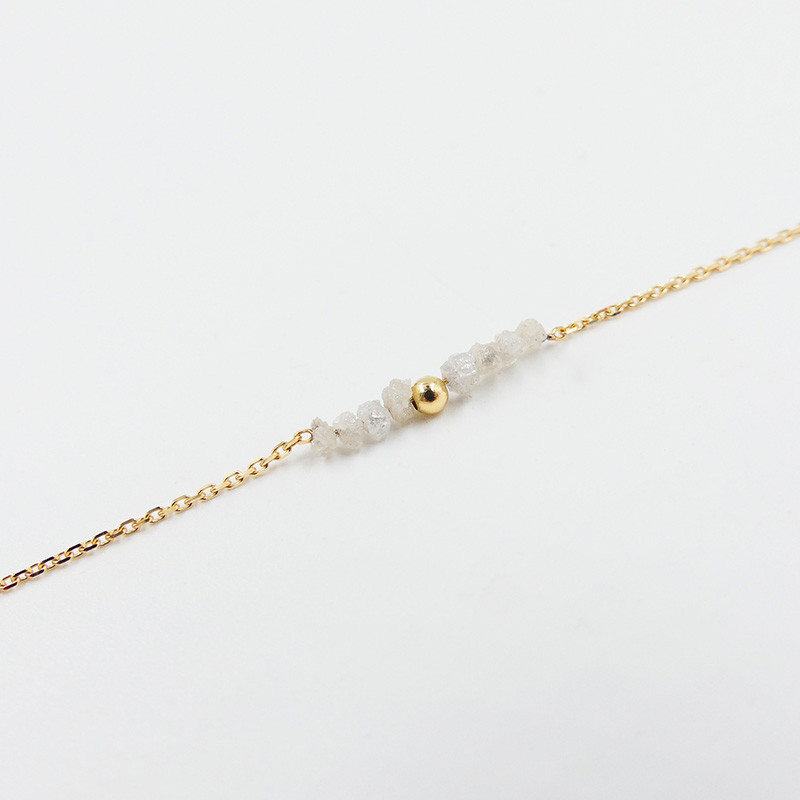 Bracelet or 18 carats et Diamants Blancs