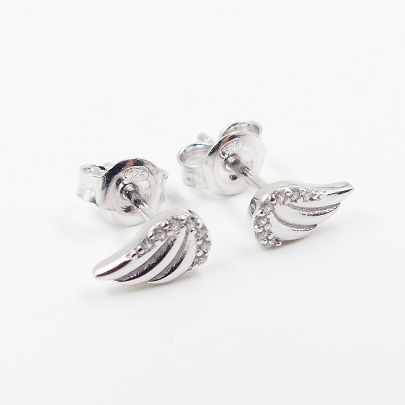 Boucles d'oreilles Argent aile d'ange