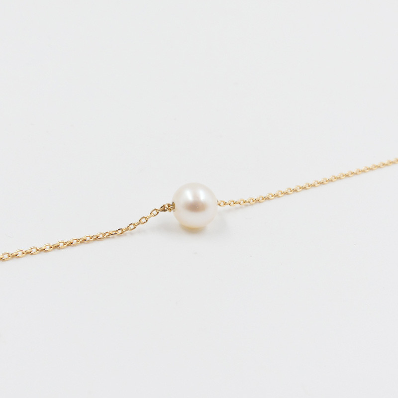 Collier Plaqué Or Perle