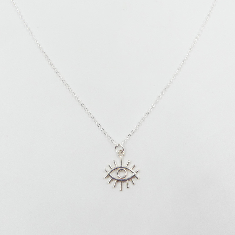 Collier Argent Oeil