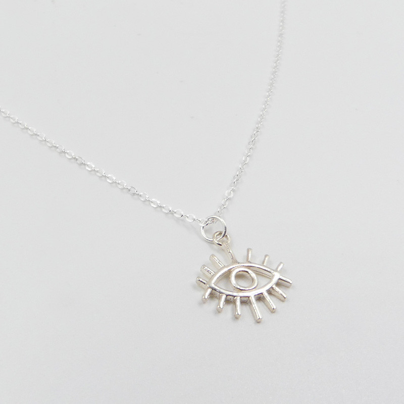 Collier Argent Oeil