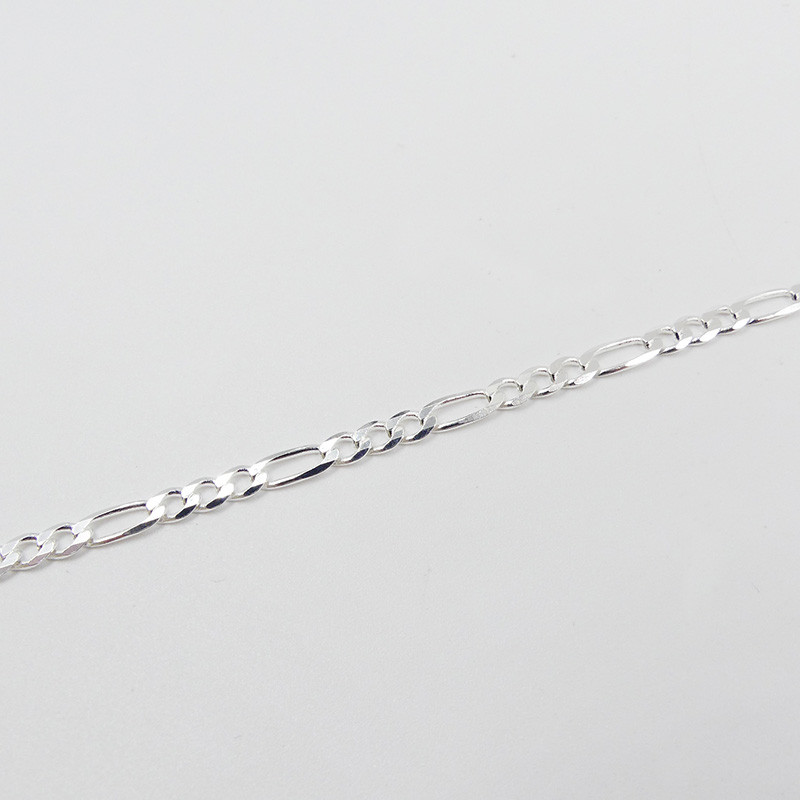 Collier Argent maille figaro