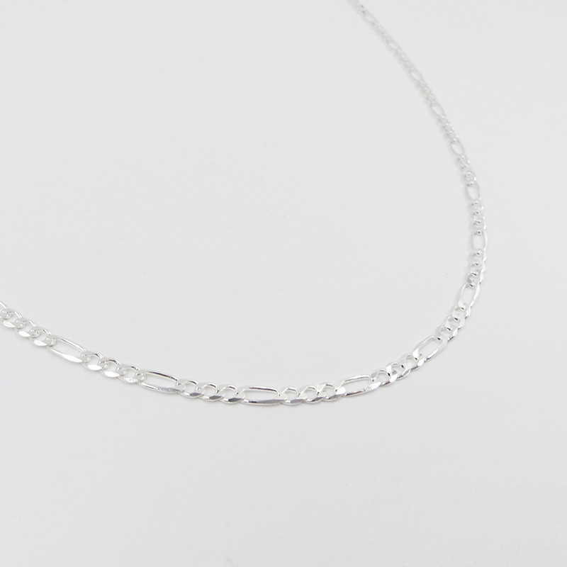 Collier Argent maille figaro