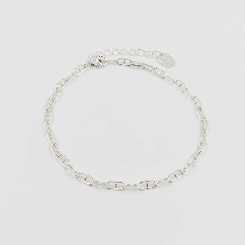 Bracelet Argent maille marine