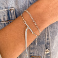 Bracelet Argent maille marine