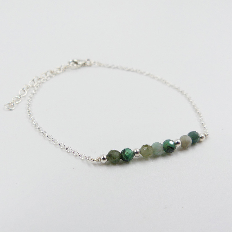 Bracelet Argent pierres fines naturelles