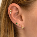 Piercing Doré Strass pendant