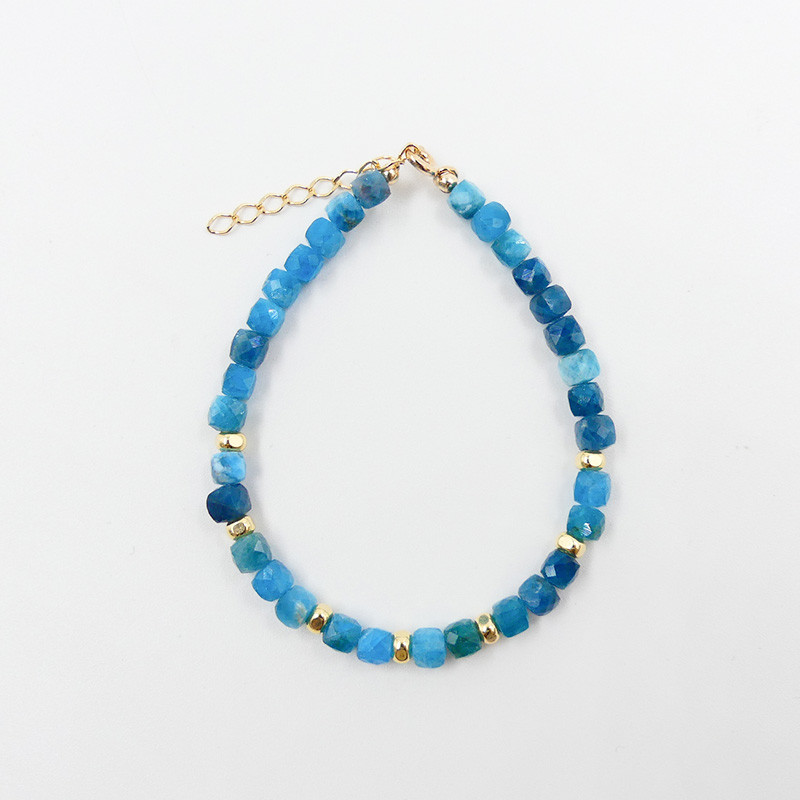 Bracelet Doré Apatite