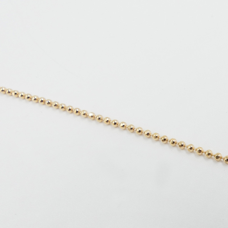 Collier plaqué or maille militaire