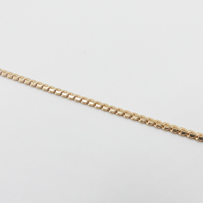 Bracelet plaqué or maille égyptienne