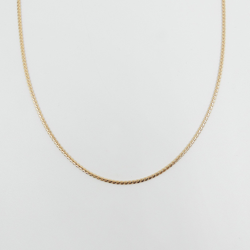 Collier plaqué or maille égyptienne