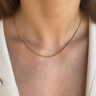 Collier plaqué or maille égyptienne