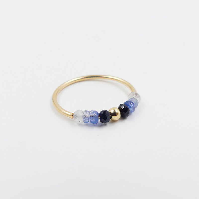 Bague or 18 carats Saphir