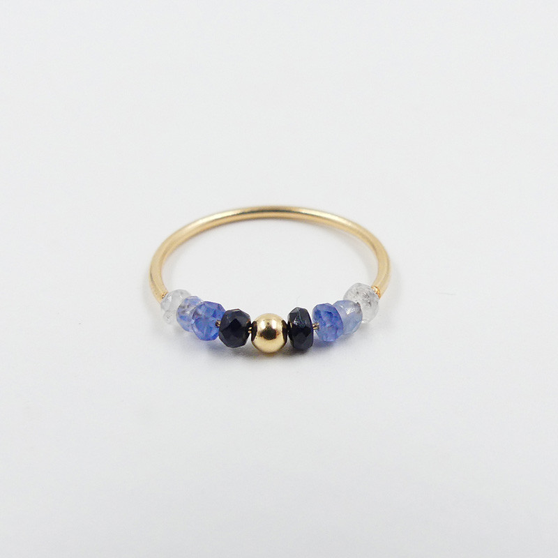Bague or 18 carats Saphir