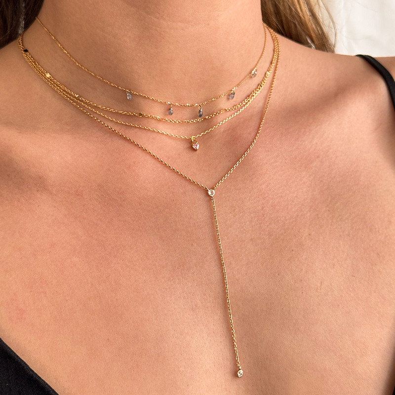 Collier Plaqué Or Coeur Rose