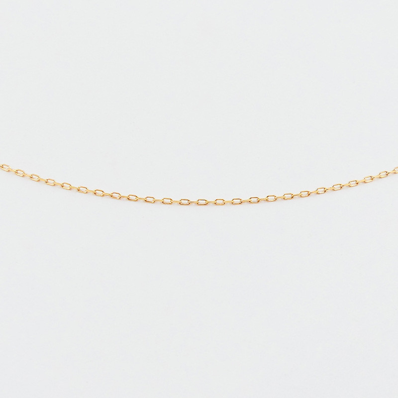 Chaîne Maille Forçat Fine en Or 18 Carats