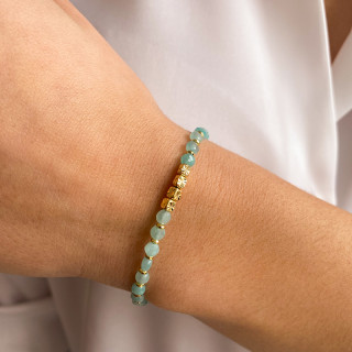 Bracelet Doré Amazonite