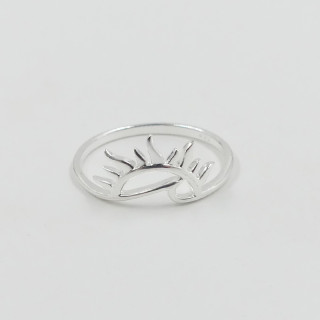 Bague Argent Wave & Sun
