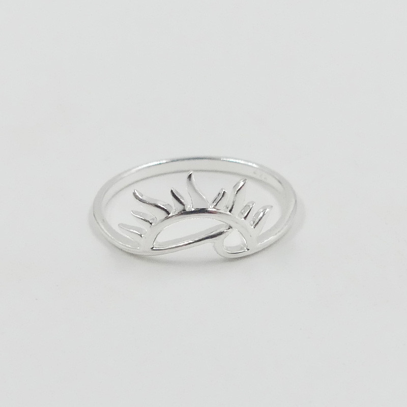 Bague Argent Wave & Sun