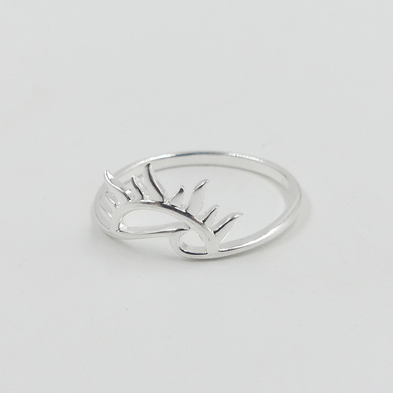 Bague Argent Wave & Sun