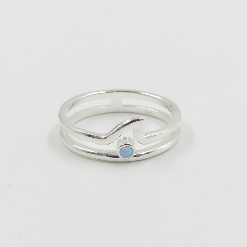 Bague Argent Surfeur