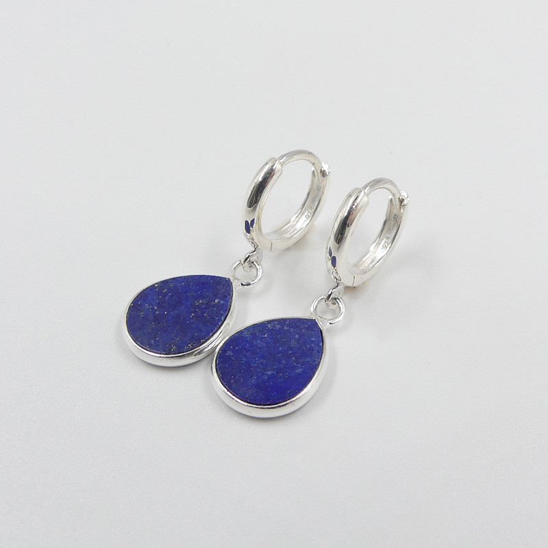 Boucles d'oreilles Goutte pierres