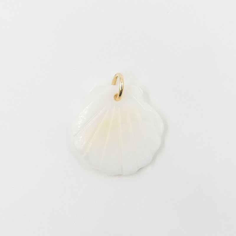 Charm's plaqué or coquillage nacre